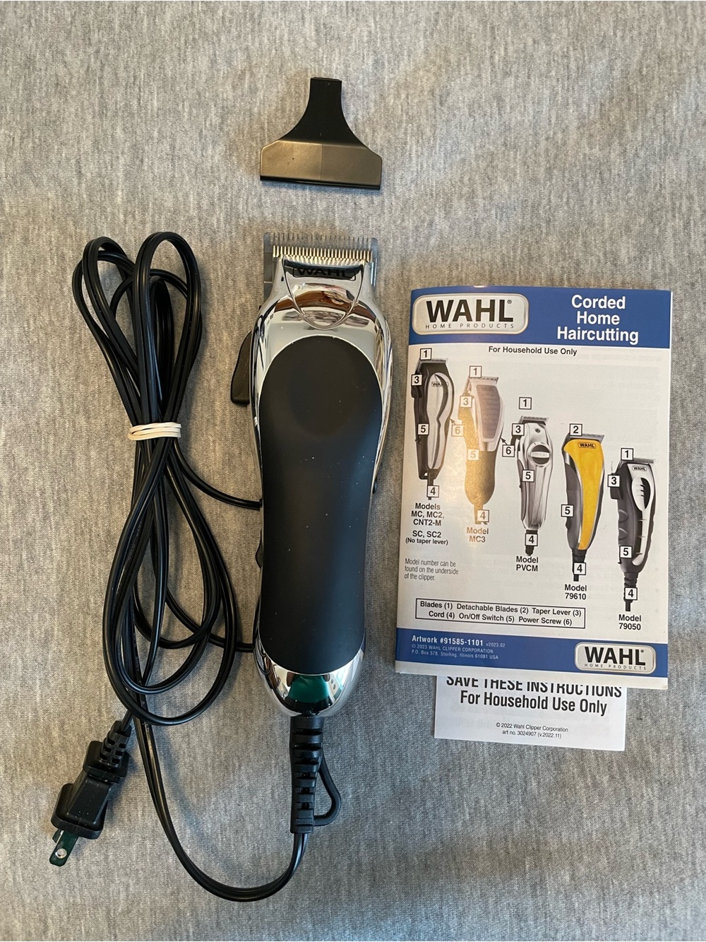 Wahl Corded Home Haircutting Kit – with Case – Great Condition